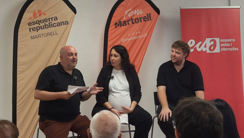 La Bustia presentacio acord Fem ERC EUiA Martorell
