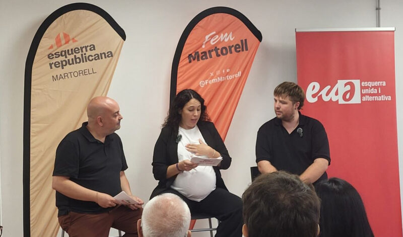 La Bustia presentacio acord Fem ERC EUiA Martorell