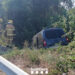 La Bustia cotxe sortida via C55 Abrera